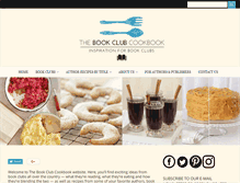 Tablet Screenshot of bookclubcookbook.com